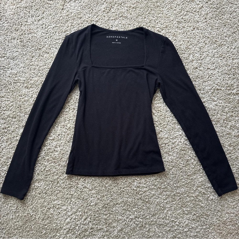 Aeropostale Black Long Sleeve Tee